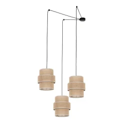Lampa wisząca CALISTO JUTA 3 (5403) - TK Lighting