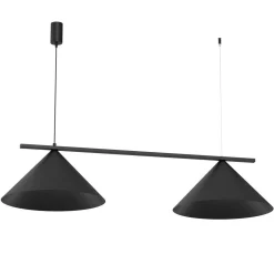 Lampa wisząca CAPITAL 2 czarna (MLP0942) - Milagro