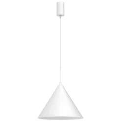 Lampa wisząca CAPITAL biała Ø32cm (MLP0959) - Milagro