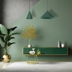 Lampa wisząca CAPITAL zielona Ø17cm (MLP0967) - Milagro