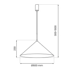 Lampa wisząca CAPITAL złota (MLP0945) - Milagro