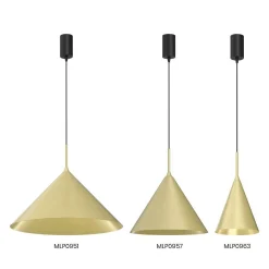 Lampa wisząca CAPITAL złota Ø46cm (MLP0951) - Milagro