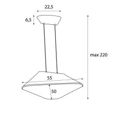 Lampa wisząca CARBON CREAM&GREY (P0568) - MAXLIGHT