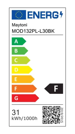 Lampa wisząca Cascade (MOD132PL-L30BK) - Maytoni