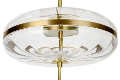 Lampa wisząca CHAPLIN 360 mosiądz - LED (MD12001-1-360) - King Home