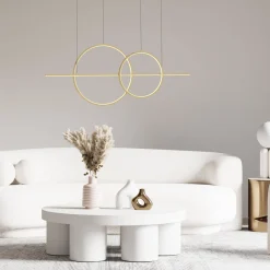 Lampa wisząca CHOLET złota (MD7358-2A-3GT) - Zuma Line