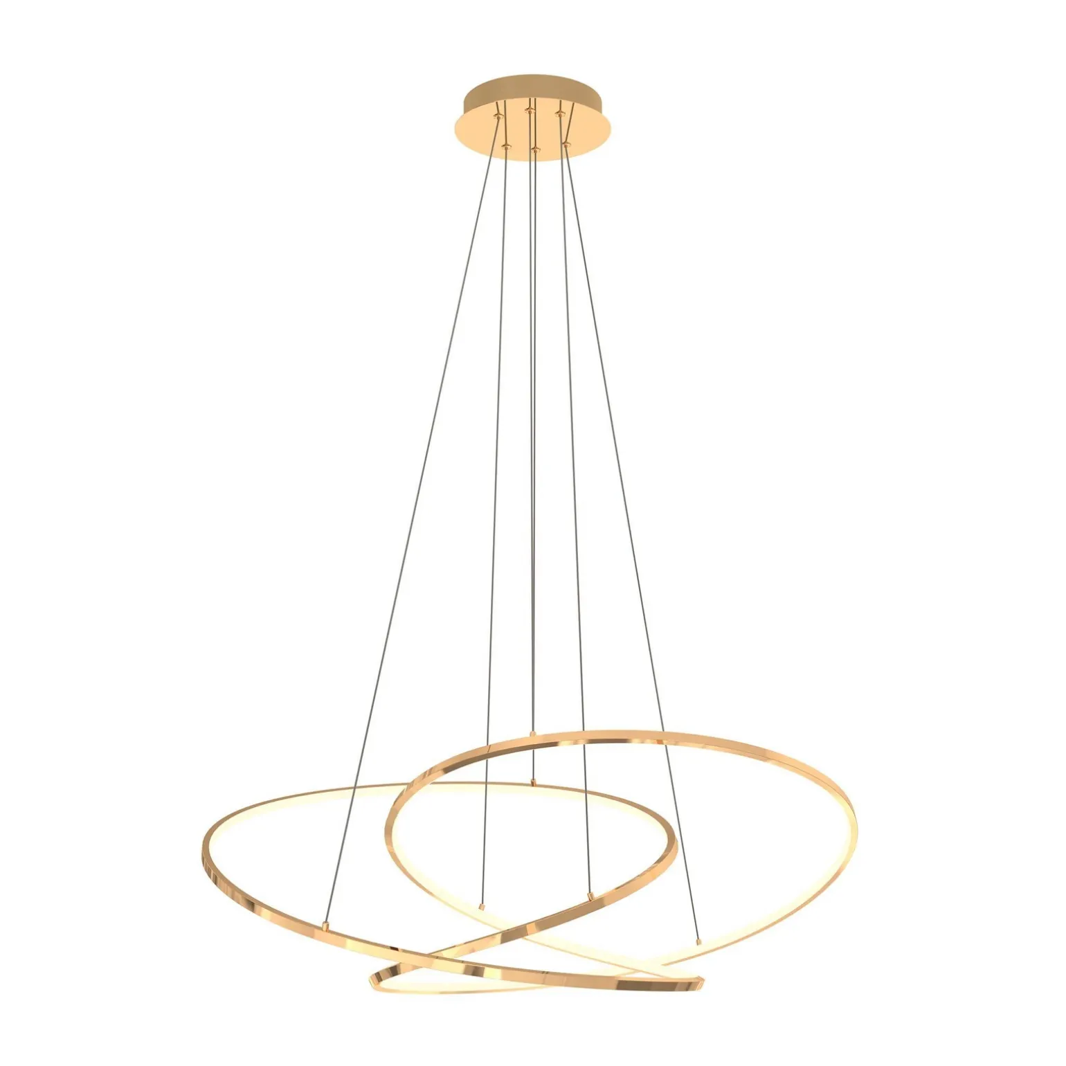 Lampa wisząca CHOLET złota (MD7360-1A-3GT) - Zuma Line