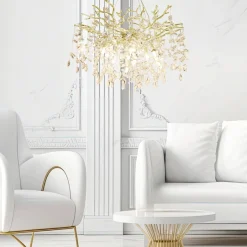 Lampa wisząca CINDY złota (MD4115-1-EGN) - Zuma Line