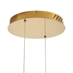 Lampa wisząca CIRCLE 80+80 LED złoty połysk na 1 podsufitce (DN924-80+80 gold) - Step into Design