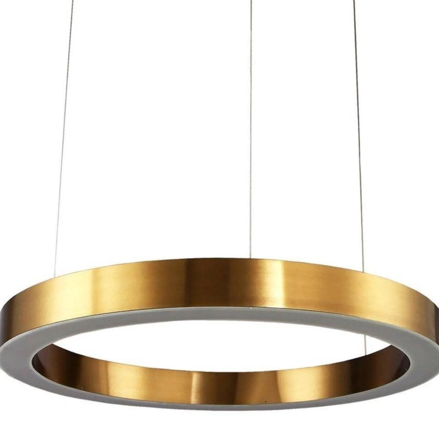 Lampa wisząca CIRCLE 80 LED mosiądz szczotkowany 80 cm (ST-8848-80 brass) - Step into Design