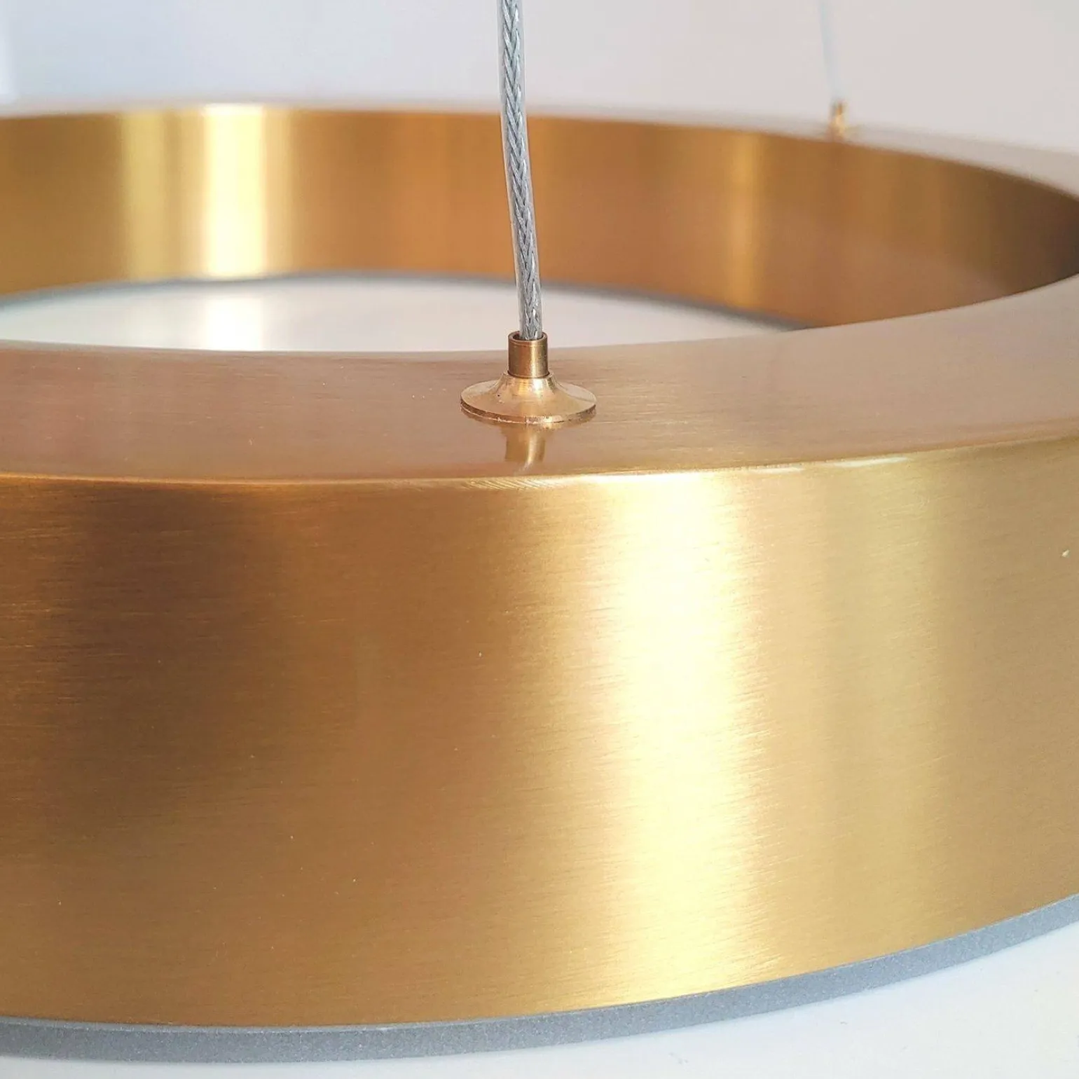 Lampa wisząca CIRCLE 80 LED mosiądz szczotkowany 80 cm (ST-8848-80 brass) - Step into Design