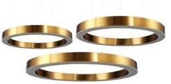 Lampa wisząca CIRCLE 60+60+80 LED mosiądz na 1 podsufitce (ST-8848-60+60+80 brass) - Step into Design