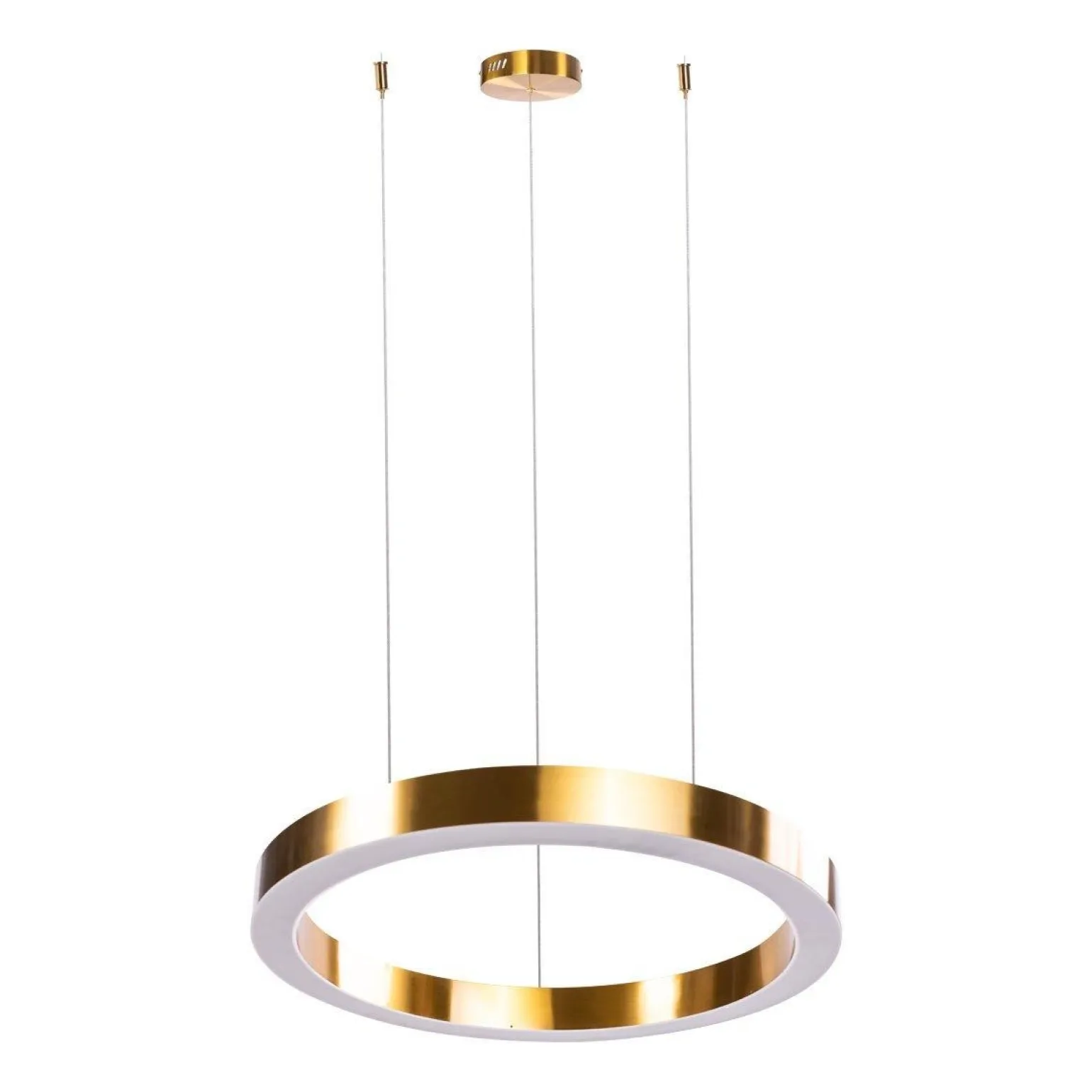 Lampa wisząca CIRCLE 60+60 LED mosiądz na 1 podsufitce (ST-8848-60+60 brass) - Step into Design