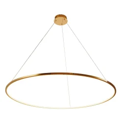 Lampa wisząca CIRCLE SLIM 120 cm LED złoty (ST-10112P-D1200) - Step into Design