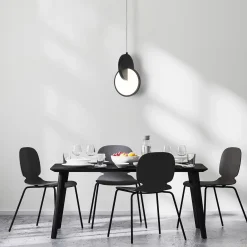 Lampa wisząca Circlo LED CCT czarna (LP-1311/1P BK) - Light Prestige