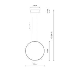 Lampa wisząca CIRCOLO LED S 4000k (10860) - Nowodvorski