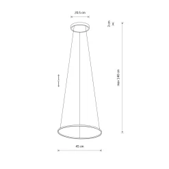 Lampa wisząca CIRCOLO LED S 3000k (10813) - Nowodvorski