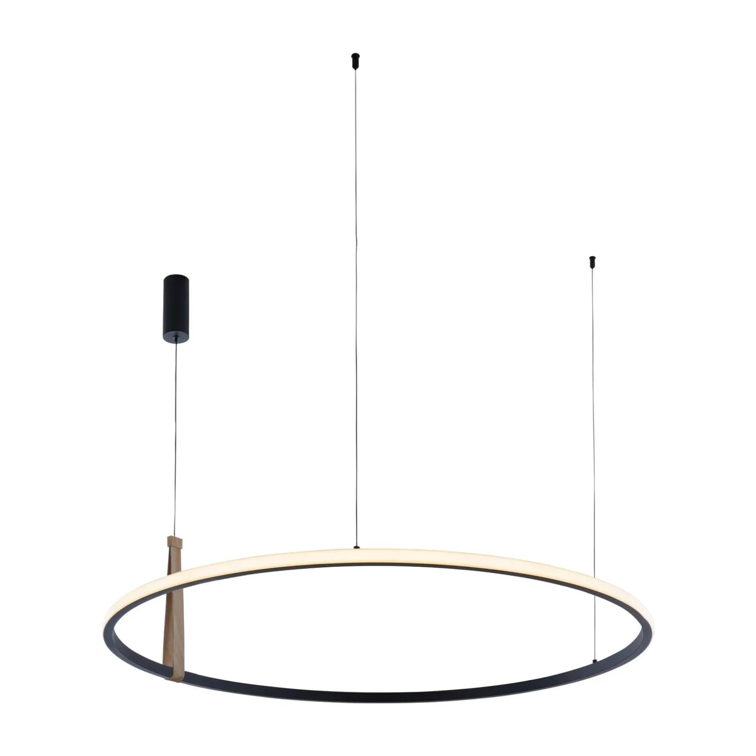 Lampa wisząca CLAUD czarna (22808-WOOD) - Zuma Line