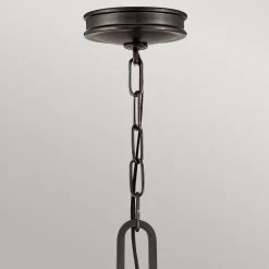 Lampa wisząca Collier - 4 źródła światła - Zgaszona czerń (HK-COLLIER-P-BX) - Elstead Lighting