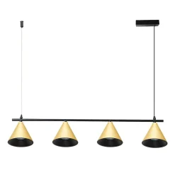 Lampa Wisząca Cone Złoty 4xGU10 (ML1125) - Milagro