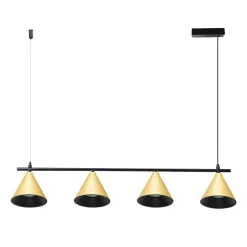 Lampa Wisząca Cone Złoty 4xGU10 (ML1125) - Milagro