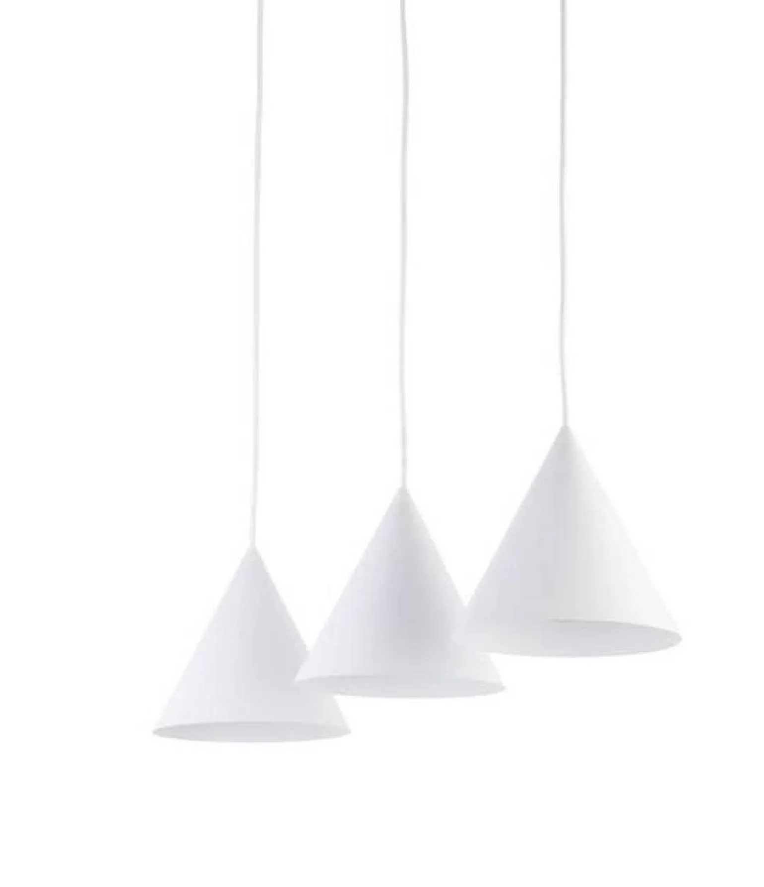 Lampa wisząca CONO WHITE 3 KOŁO (10012) - TK Lighting