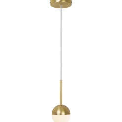 Lampa wisząca CONTINA Nordlux G9 5W Metal Mosiądz