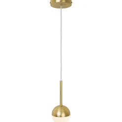 Lampa wisząca CONTINA Nordlux G9 5W Metal Mosiądz