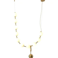 Lampa wisząca CORALLI L biało-mosiężna (DP0251-L1380) - Step into Design