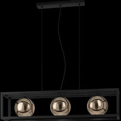 Lampa wisząca CORDOBA czarna (390091) - EGLO