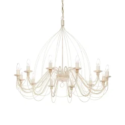 Lampa wisząca CORTE SP12 biały antyczny (097664) Ideal Lux - żyrandol