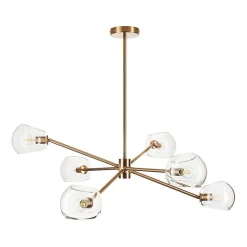 Lampa wisząca COSMIC-6 złota 75 cm (ST-8954-P6) - Step into Design