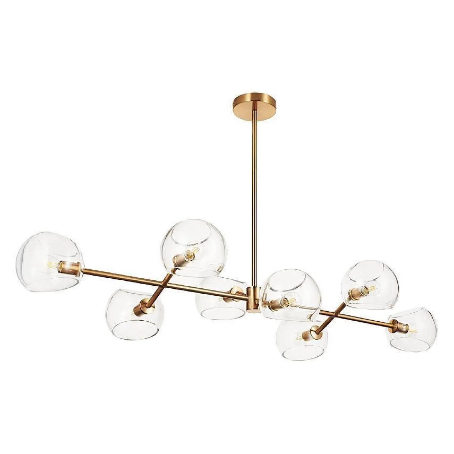 Lampa wisząca COSMIC-8 złota 85 cm (ST-8954-P8) - Step into Design