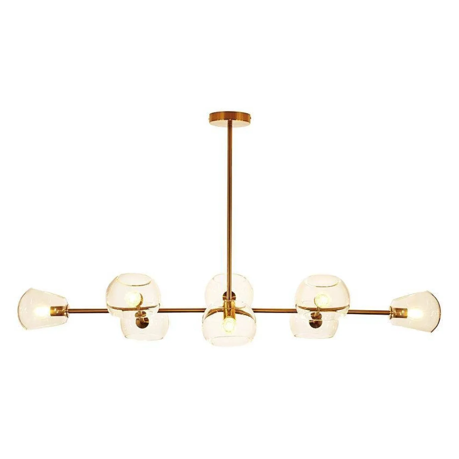 Lampa wisząca COSMIC-8 złota 85 cm (ST-8954-P8) - Step into Design