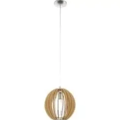 Lampa wisząca COSSANO drewniana (94764 - EGLO) - żyrandol