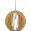 Lampa wisząca COSSANO drewniana (94765 - EGLO) - żyrandol