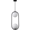 Lampa wisząca COSTA DUO czarna 50 cm (DP0002-2 black) - Step into Design