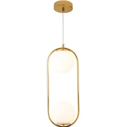 Lampa wisząca COSTA DUO złota 50 cm (DP0002-2 gold) - Step into Design