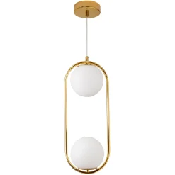 Lampa wisząca COSTA DUO złota 50 cm (DP0002-2 gold) - Step into Design