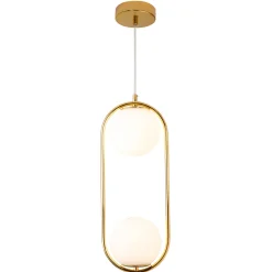 Lampa wisząca COSTA DUO złota 50 cm (DP0002-2 gold) - Step into Design