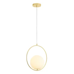 Lampa wisząca COSTA ROUND złota 35 cm (DP0001A-350R) - Step into Design