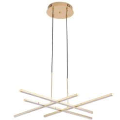Lampa wisząca CRISS CROSS LED złota 78 cm (ST-MD240406-4 gold) - Step into Design