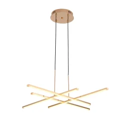 Lampa wisząca CRISS CROSS LED złota 78 cm (ST-MD240406-4 gold) - Step into Design