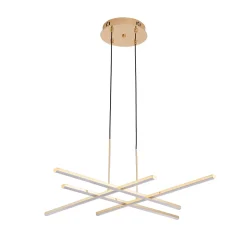 Lampa wisząca CRISS CROSS LED złota 78 cm (ST-MD240406-4 gold) - Step into Design