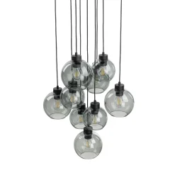 Lampa wisząca CUBUS GRAPHITE 9 KOŁO (10208) - TK Lighting