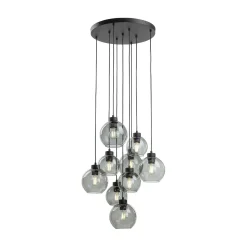 Lampa wisząca CUBUS GRAPHITE 9 KOŁO (10208) - TK Lighting