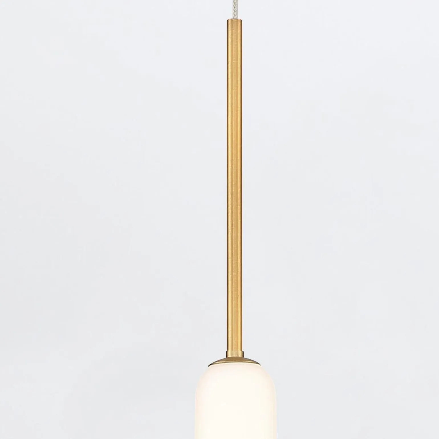 Lampa wisząca Cumberland - 1 źródło światła - Szczotkowane złoto (QN-CUMBERLAND-1P-BG) - Quintiesse