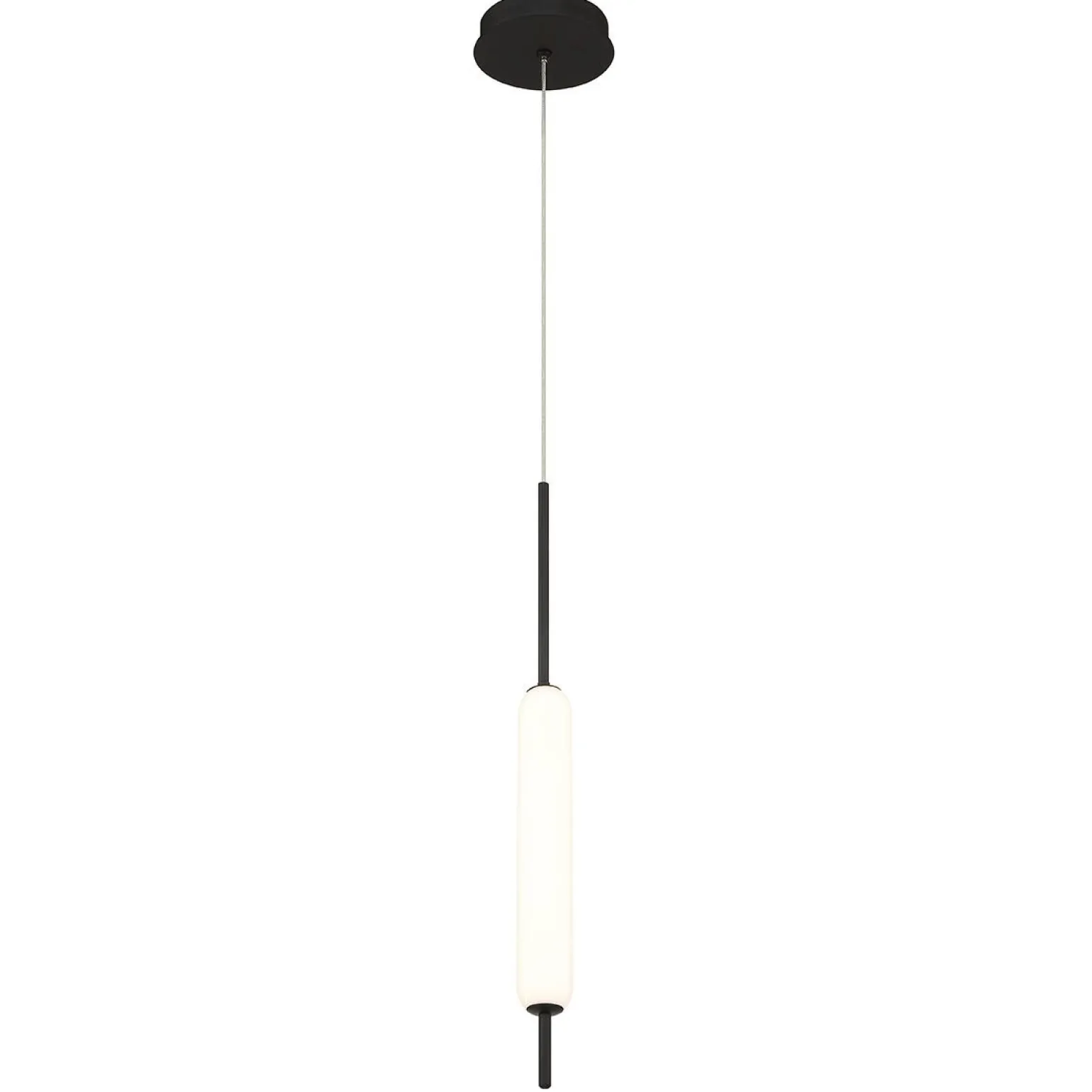 Lampa wisząca Cumberland - 1 źródło światła - Matowa czerń (QN-CUMBERLAND-1P-BK) - Quintiesse