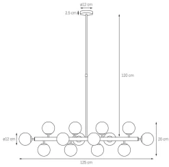 Lampa wisząca CUMULUS 14 (10752145) - Kaspa