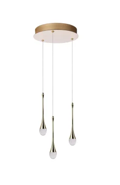 Lampa wisząca DALMA 3 ROUND Złoty (AZ6010) - Azzardo